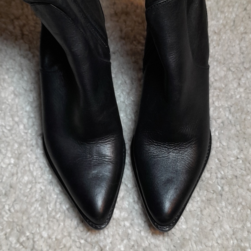 ZARA BLACK ANKLE BOOTS SIZE 8 - Picture 8 of 16